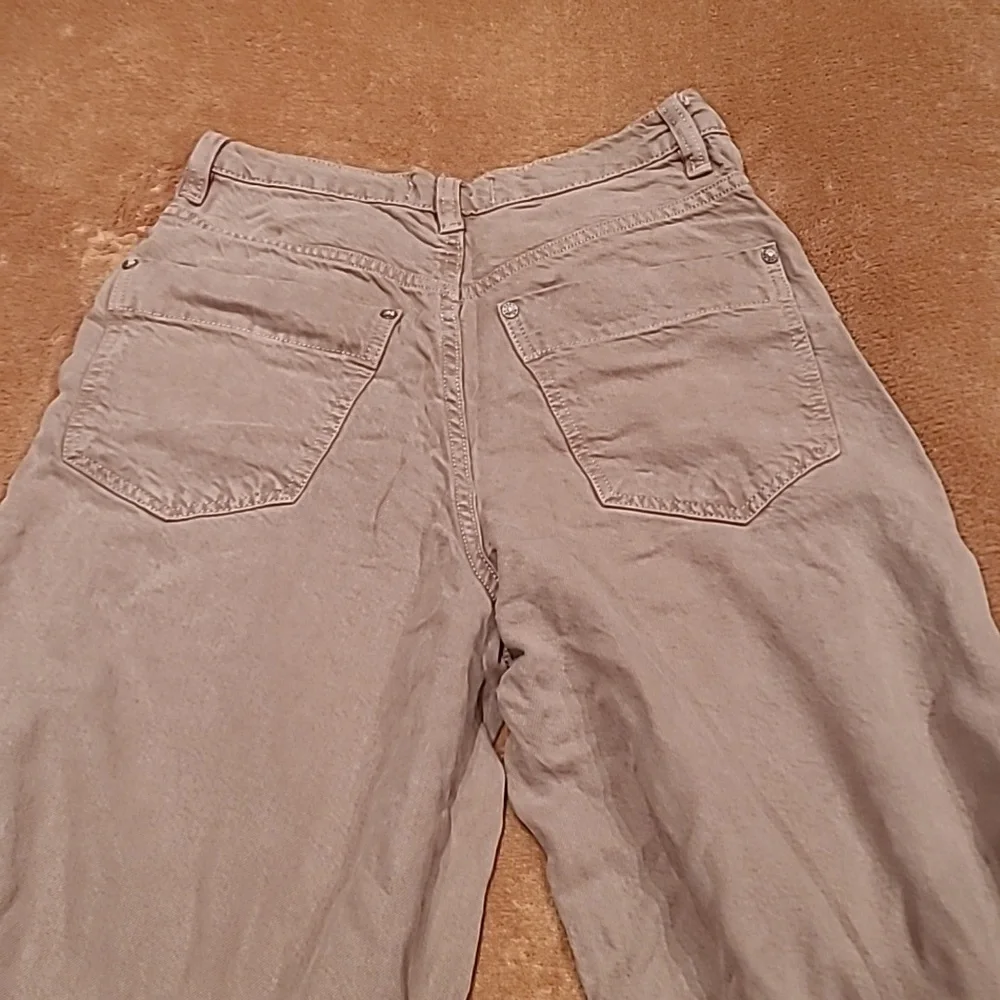 Free People SUPER SWEEPER Wide Leg High Rise Pants - Picture 5 of 15